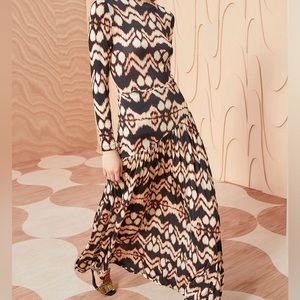 Ulla Johnson Kiera Skirt in Obsidian Size Medium